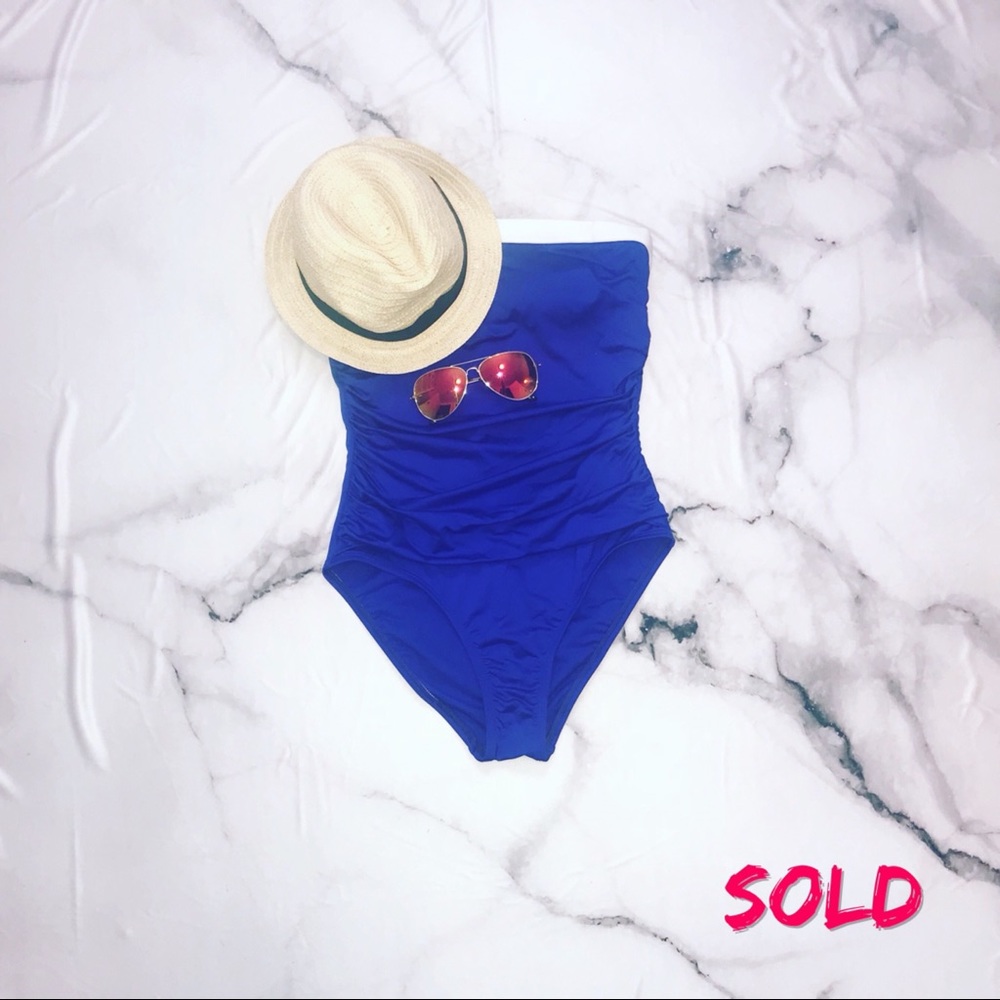 Liz Claiborne Royal Blue One-piece {10}